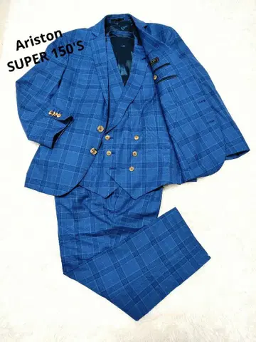 [ 특가 ] 고급 오더 수트 Ariston SUPER 150'S 블루