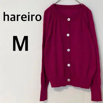 시마무라 hareiro 긴팔 가디건 [ M ] 겉옷 얇은 소재 코튼 혼방