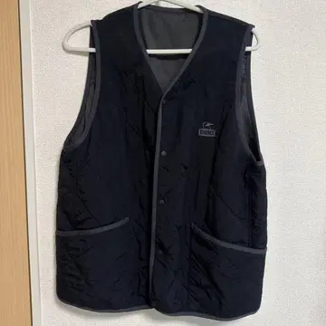 CHUMS 퀼팅 베스트 L 사이즈 블랙