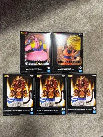 드래곤볼 피규어 손오공 마인 부우 오지터 5개