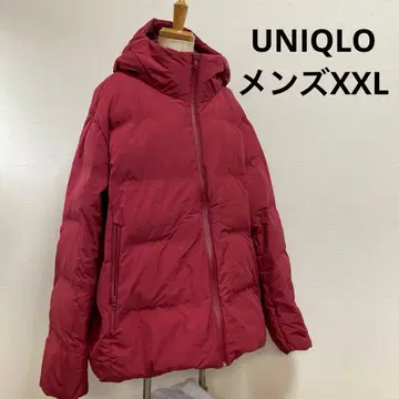 UNIQLO 남성용 XXL 후드 부착 다운 자켓