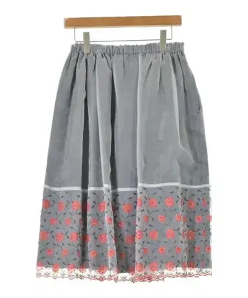 트리코트 꼼데가르송 롱 맥시 길이 스커트 여성용