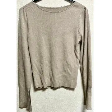 프로포션 바디 드레싱의 메탈 펄 라메 니트