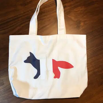 메종 키츠네 프랑스 디자인 토트백