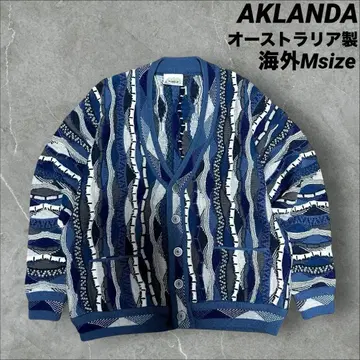 [ 호주산 ] 90s AKLANNDA 3D 니트 메리노울 새상품급