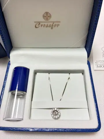 Crossfor 실버 925 목걸이 댄싱스톤