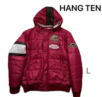 행텐 다운 자켓 레드 충전솜 다운 자켓 블루종