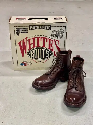 화이트 부츠 바운티 헌터 크롬 엑셀 7.5E 박스 포함