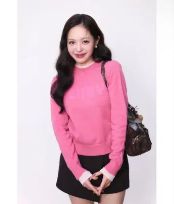 eimy istoire EIMY 로고 니트 핑크 에이미 이스트 월