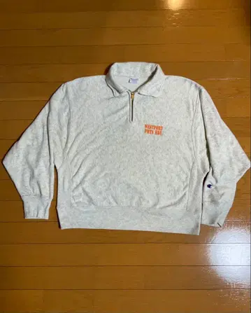 별주 챔피온 size M 하프 지퍼 맨투맨