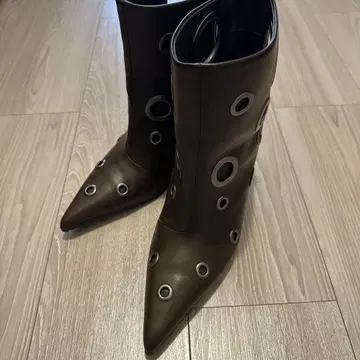 YELLO 부츠 199X SHORT BOOTS 뮬 펌프스