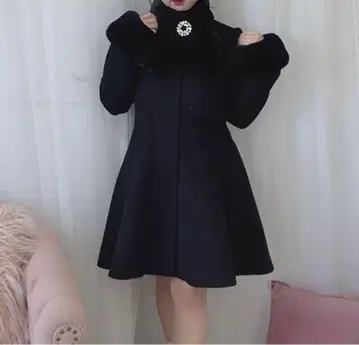 evelyn 코트 블랙 2023