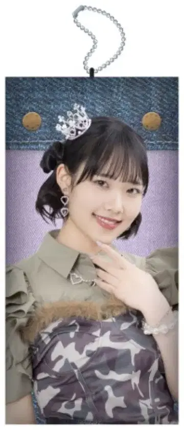 BIG 쿠션 키링 SR 이리에 리사 모바가챠