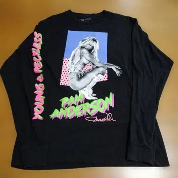 PAM ANDERSON 파멜라 앤더슨 롱 T 사이즈 M