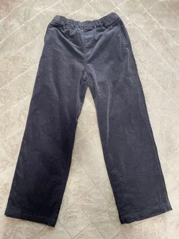 무인양품 스트레치 코듀로이 이지 스트레이트 팬츠