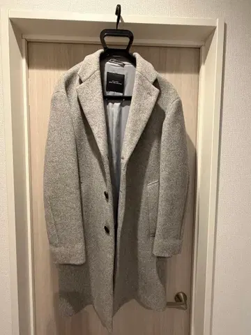 그린 레이블 릴랙싱 그레이 체스터 코트