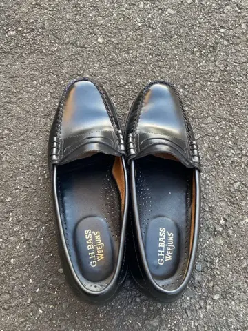 G.H. Bass LARSON 블랙 로퍼 uk8