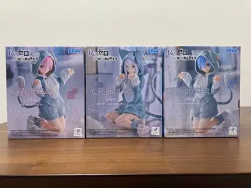 리제로 yumemirize 피규어 3종 세트