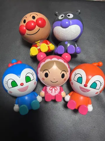 호빵맨 커다란 호빵맨 마스코트 5개 세트