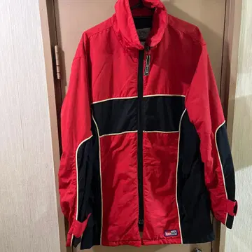 90s 애로우 Pearson Arrow 나일론 자켓 레드/블랙