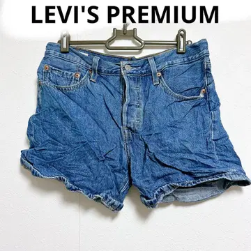 리바이스 프리미엄 501 데님 숏팬츠 레비