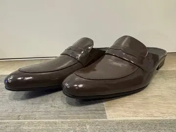 컨디션 최상 더블 스탠다드 슬립온 샌들 에나멜 로퍼