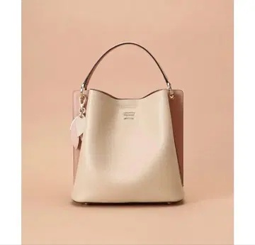 사만다 타바사 2WAY 백 바이컬러 아이보리 핑크