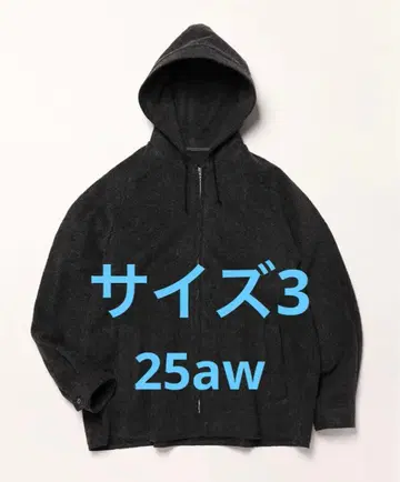 MAATEE&SONS Hooded BL 사이즈 3 25aw