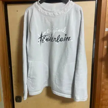 텐더로인 그레이 로고 맨투맨