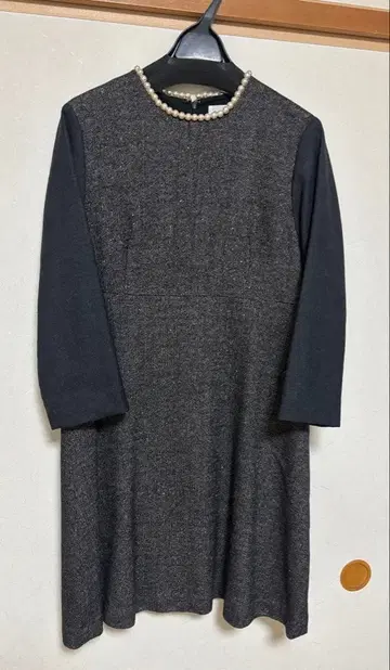 본머스리*펄 장식*원피스 ( M )