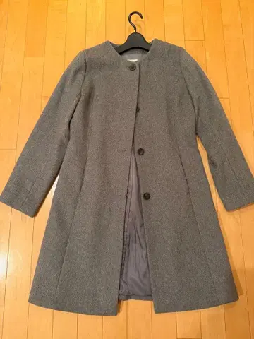 ROPE 그레이 롱 코트