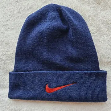 나이키 네이비 니트 모자