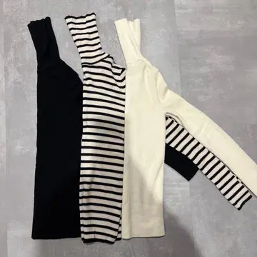 [ UNIQLO ] 리브 터틀넥 스웨터 3종 세트