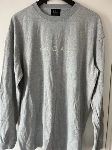 [ 미사용 새상품 ] JSF 그레이 긴팔 티셔츠 XXL