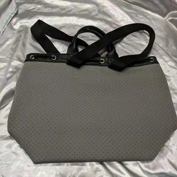 그레이 블랙 토트백