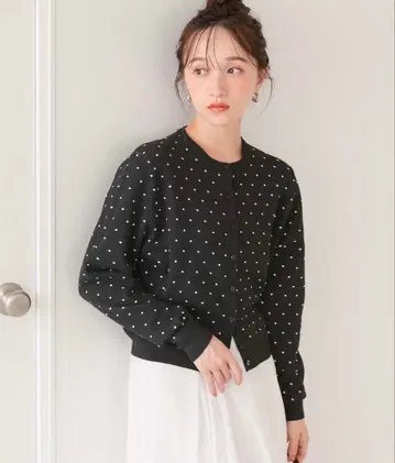 titivate 도트 가디건