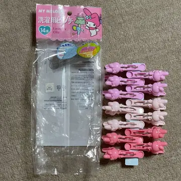 산리오 마이멜로디 세탁 집게