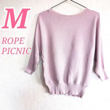 ROPE PICNIC 로페피크닉 M 핑크 베이지 니트 돌먼
