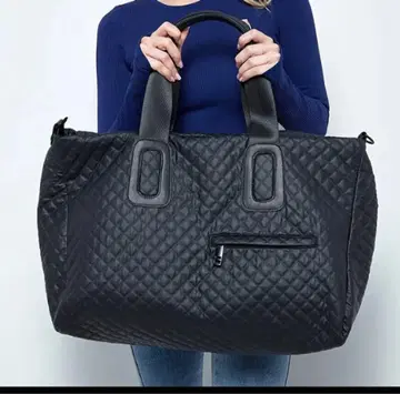 블랙 퀼팅 보스턴 백 미사용 새상품