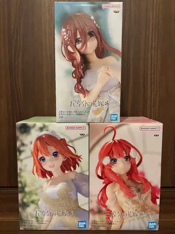 5등분의 신부 피규어 애니메이션 원화전 ver. 3종 세트