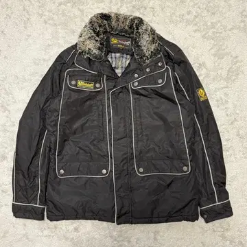 Belstaff 90s 나일론 자켓 보아 로고 XL 블랙 CA69