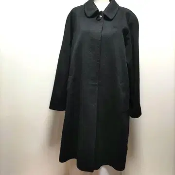 ADO 캐시미어 블랙 롱 코트 A라인