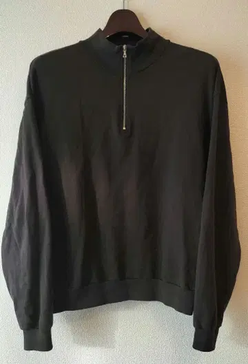 AURALEE SUPER HIGH GAUGE SWEAT ZIP P/O