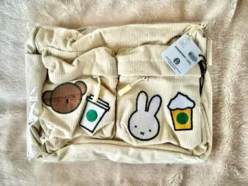 [ 미사용 새상품 ] Starbucks x miffy 토트백