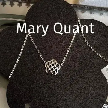 새상품 마리콴트 메탈 블레이드 귀걸이 실버