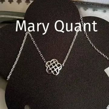 새상품 마리콴트 메탈 블레이드 목걸이 실버