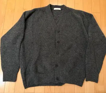 ounce 다크 그레이 울 가디건