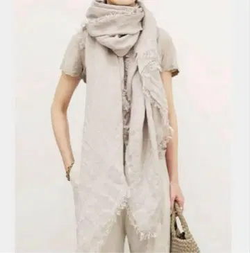 택 포함 새상품 ASAUCE MELER LINEN GAUZE 스톨