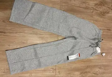 [ 미사용 새상품 ] GU 헤비 웨이트 맨투맨 풀온 팬츠 그레이 S
