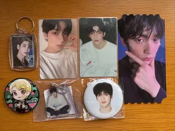 TXT 팝업 가챠 아크릴 키링 캔뱃지 트레카세트 수빈